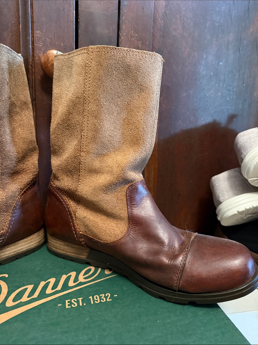 Women’s SOREL leather and suede boots 10.5 - Picture 4 of 9